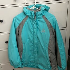 Gerry Weber Kids Turquoise and Gray Raincoat